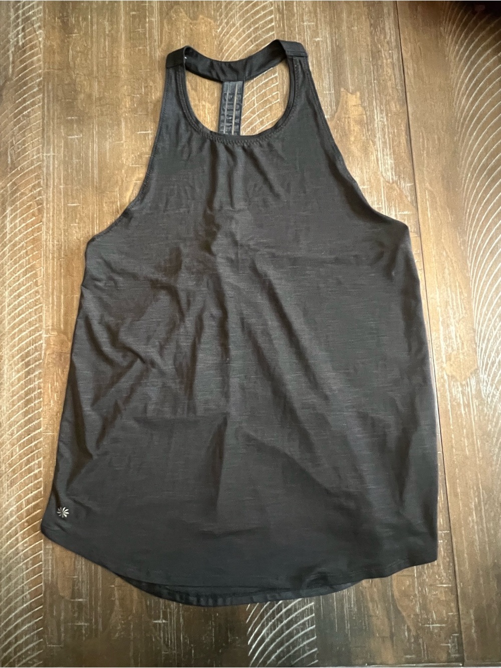 Athleta Black Racerback “Power of She” Performance Tank